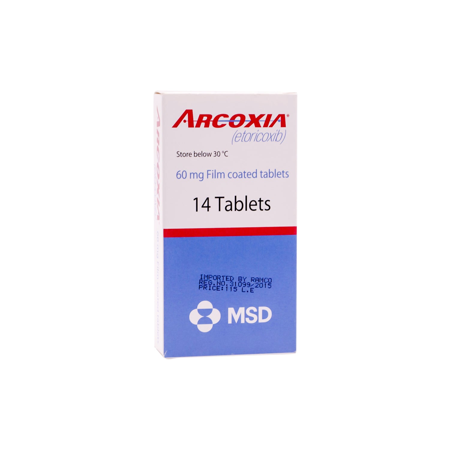 أركوكسيا 60 ملغ إيتوريكوكسيب