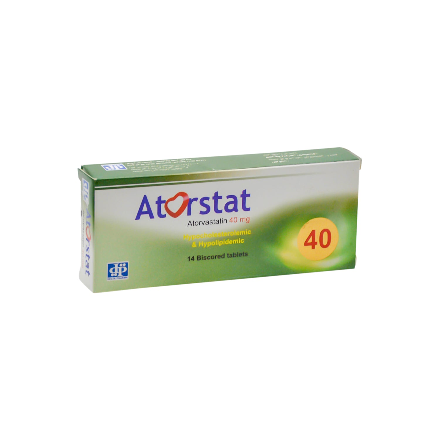 Atorstat 40mg Atorvastatin Hypocholesterolemic & Hypolipidemic