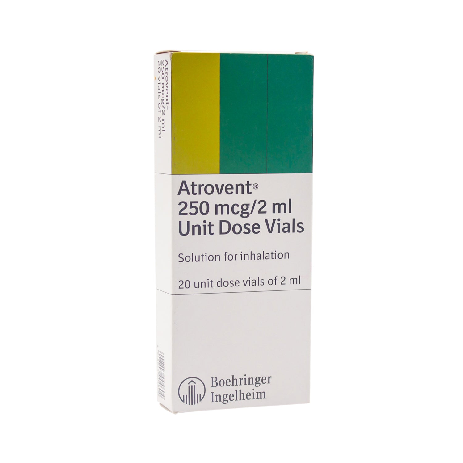 Atrovent 250mcg/2ml Ipratropium Bromide Solution Vials for Inhalation