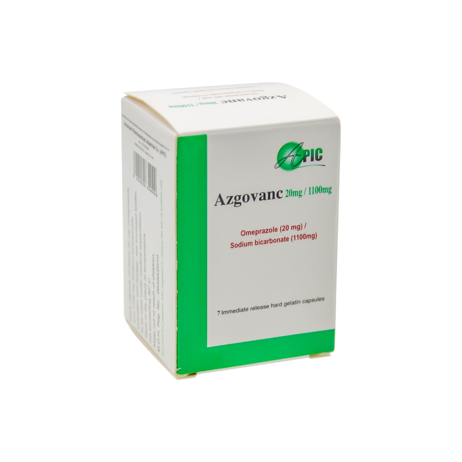 أزغوفانك 20 ملغ أوميبرازول و10000 ملغ بيكربونات الصوديوم