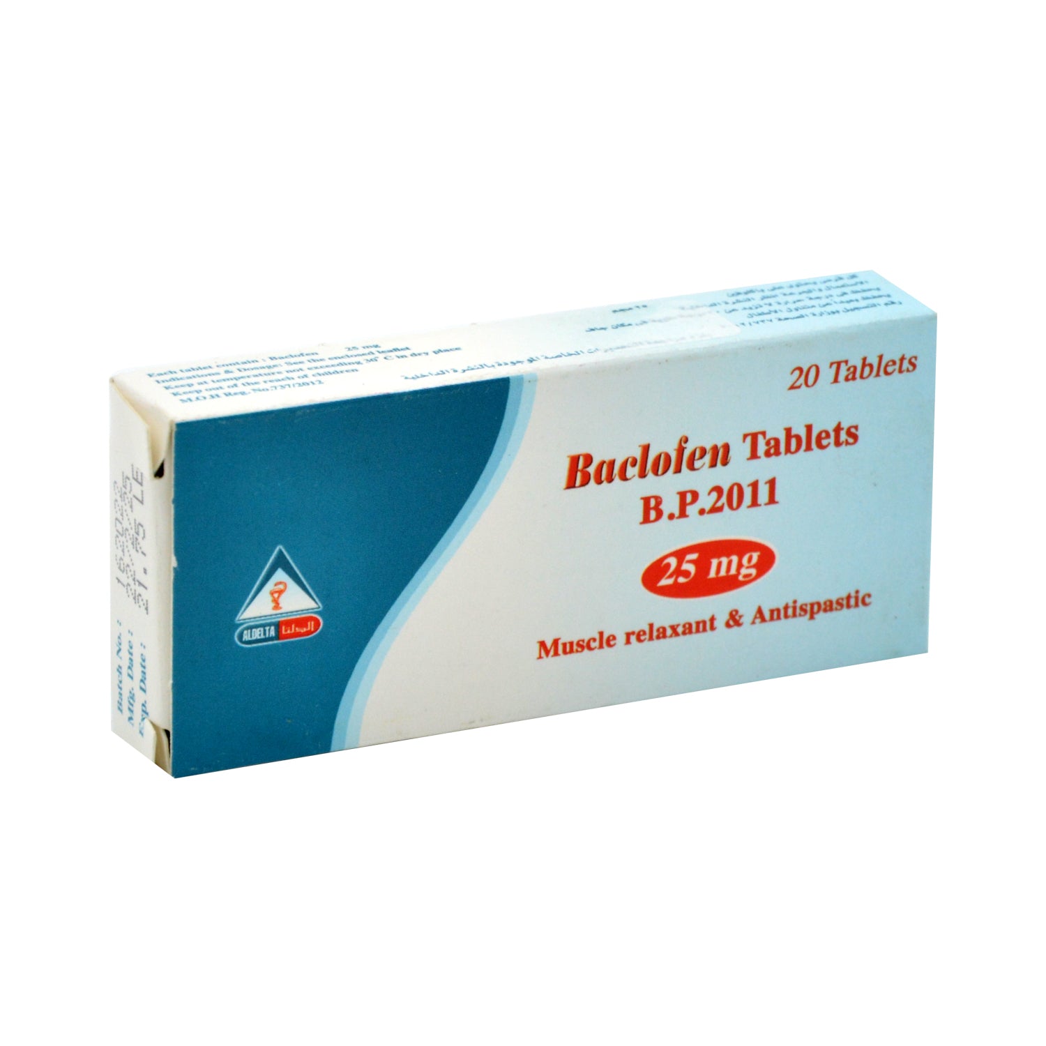 Baclofen 25mg Muscle Relaxant & Antispastic