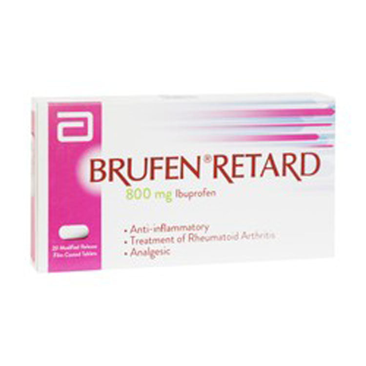 Brufen Retard 800mg Ibuprofen Anti-Inflammatory & Analgesic