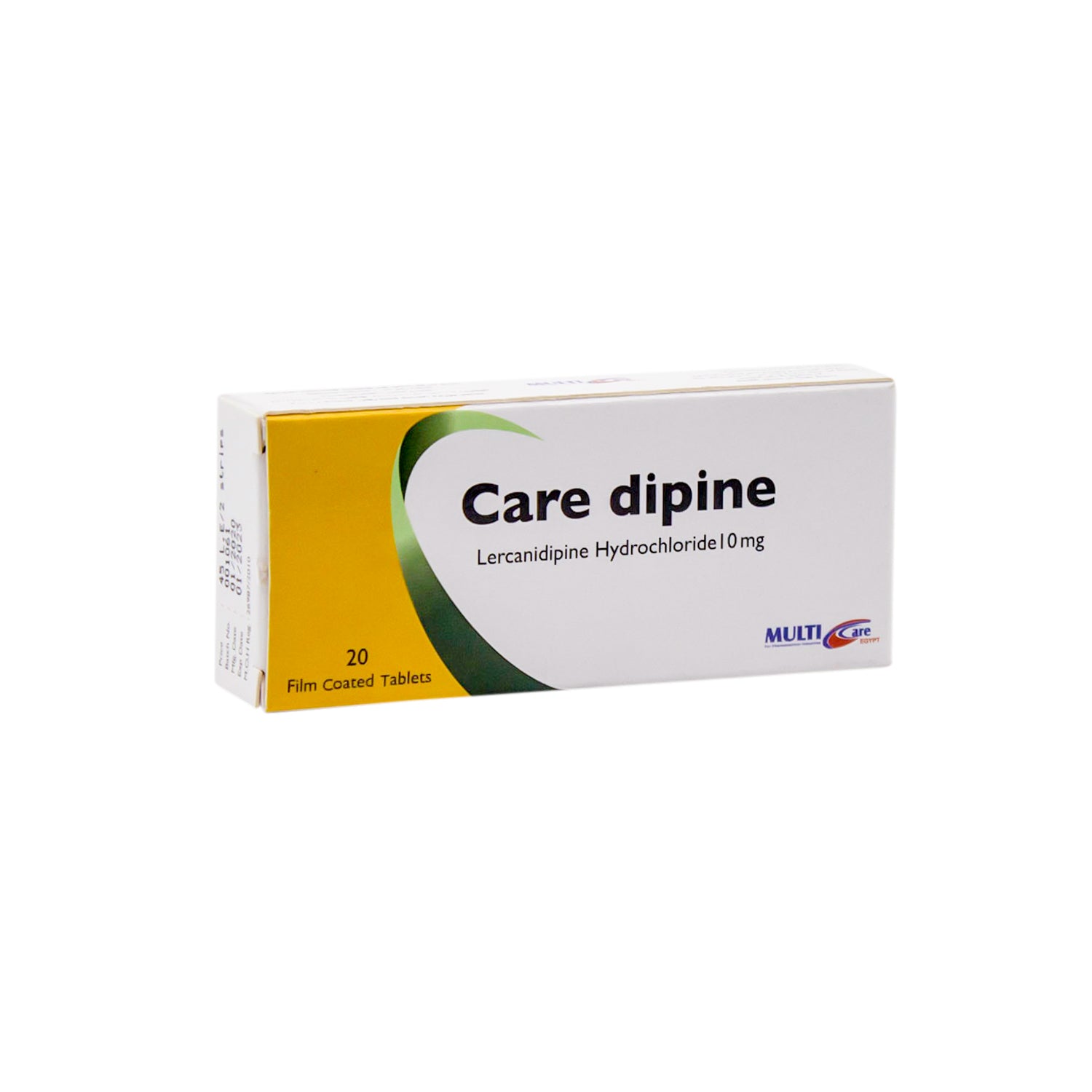 Care Dipine 10mg Lercanidipine Hydrochloride