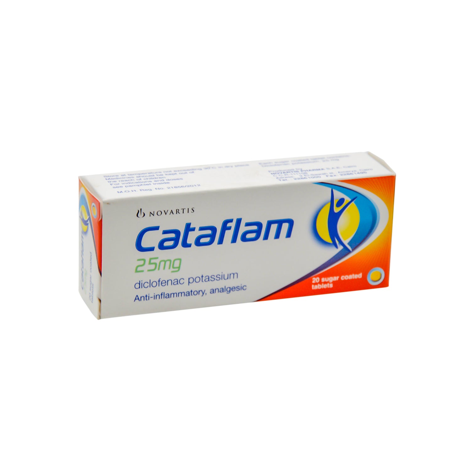Cataflam Diclifenac Potassium 25mg Anti-Inflammatory & Analgesic
