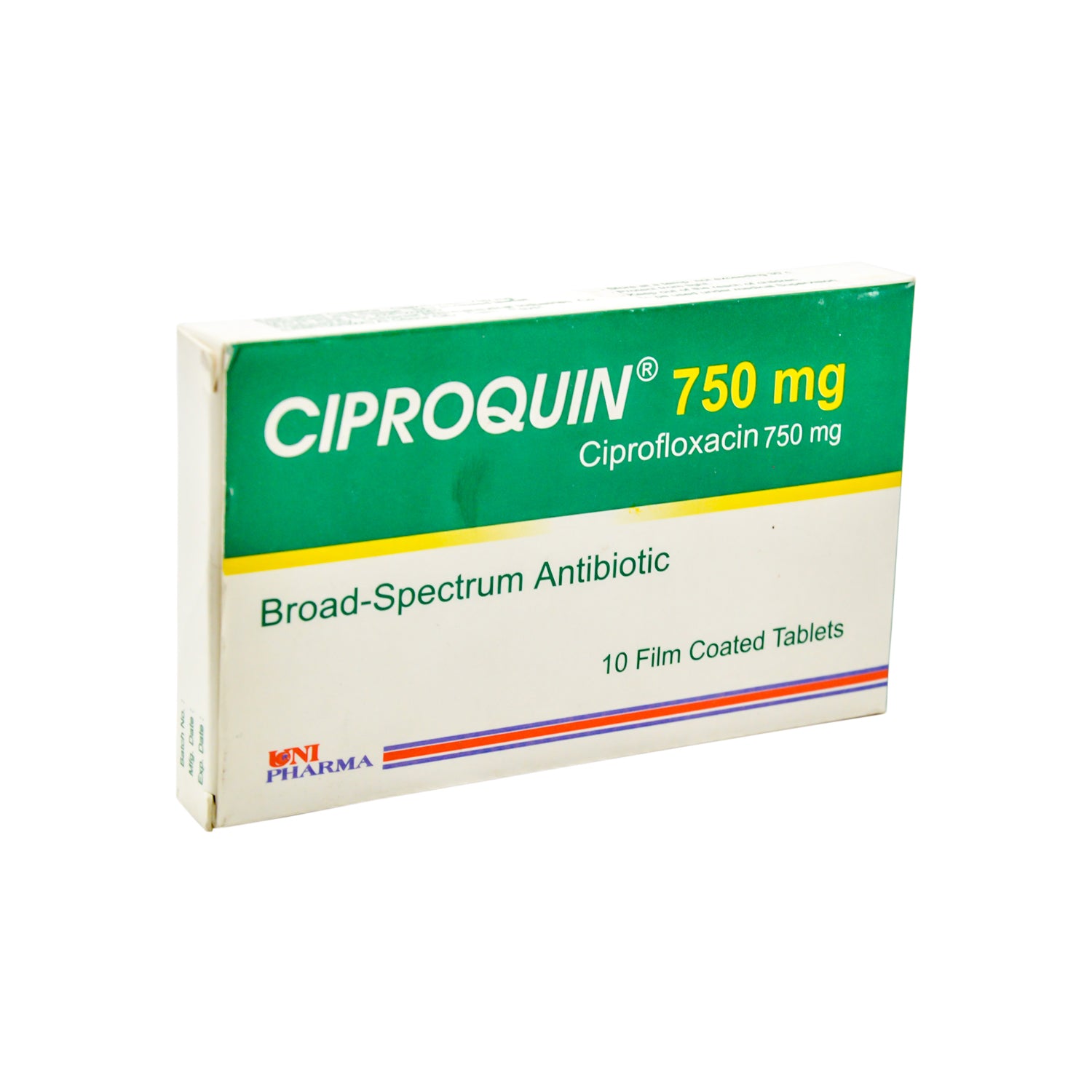 Ciproquin 750mg Ciprofloxacin Broad-Spectrum Antibiotics