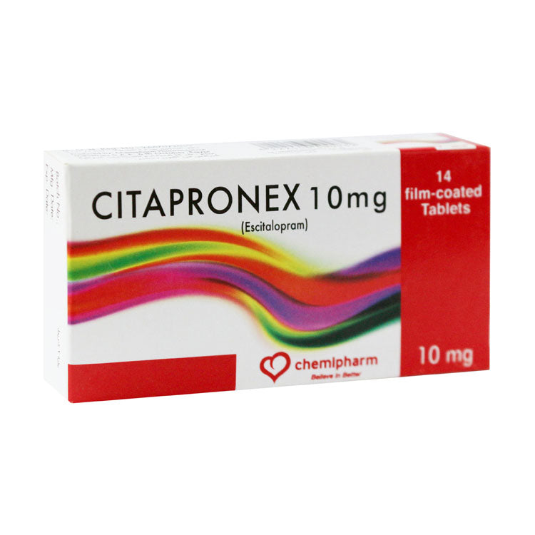 Citapronex 10mg Escitalopram