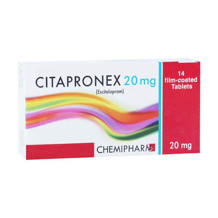 Citapronex 20mg Escitalopram