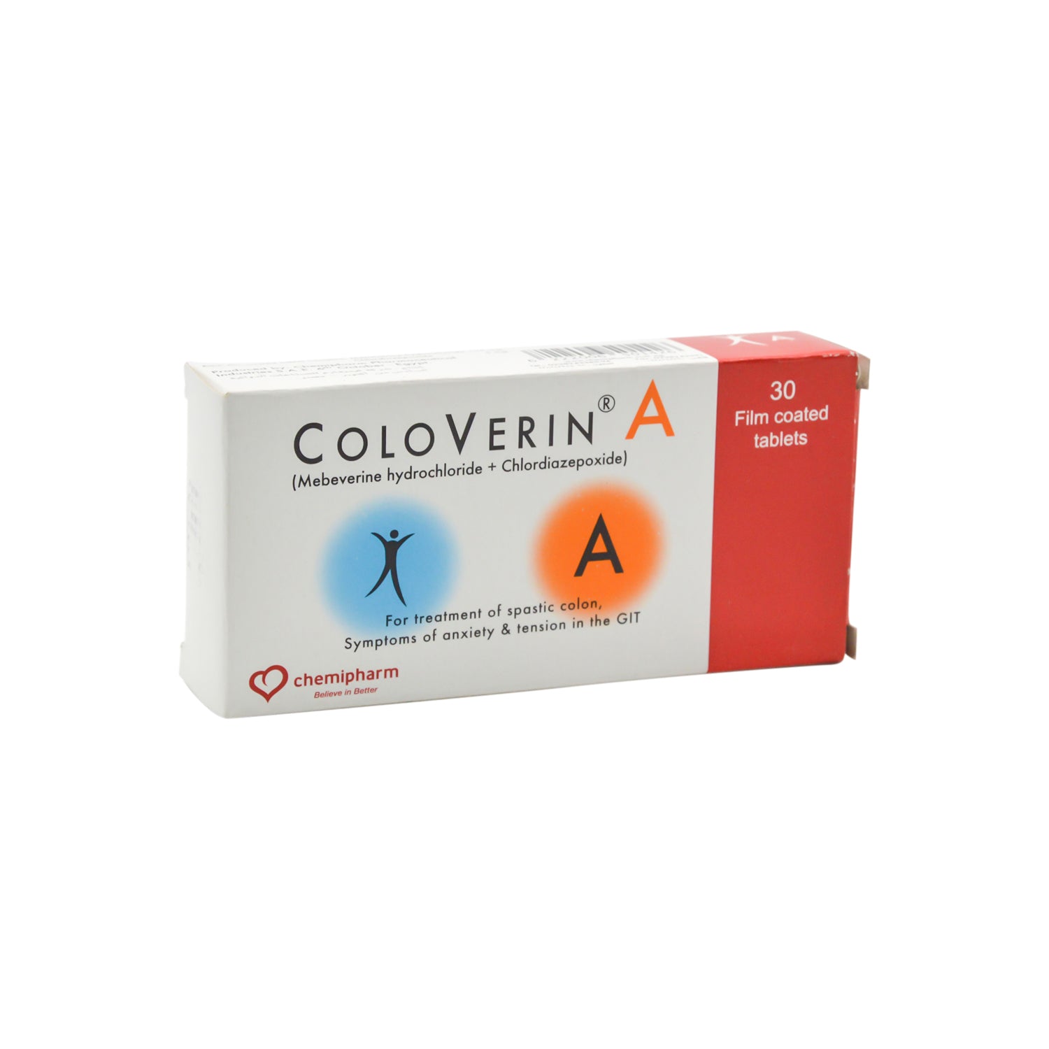 كولوفيرين ميبفرين هيدروكلوريد وكلورديازيبوكسيد