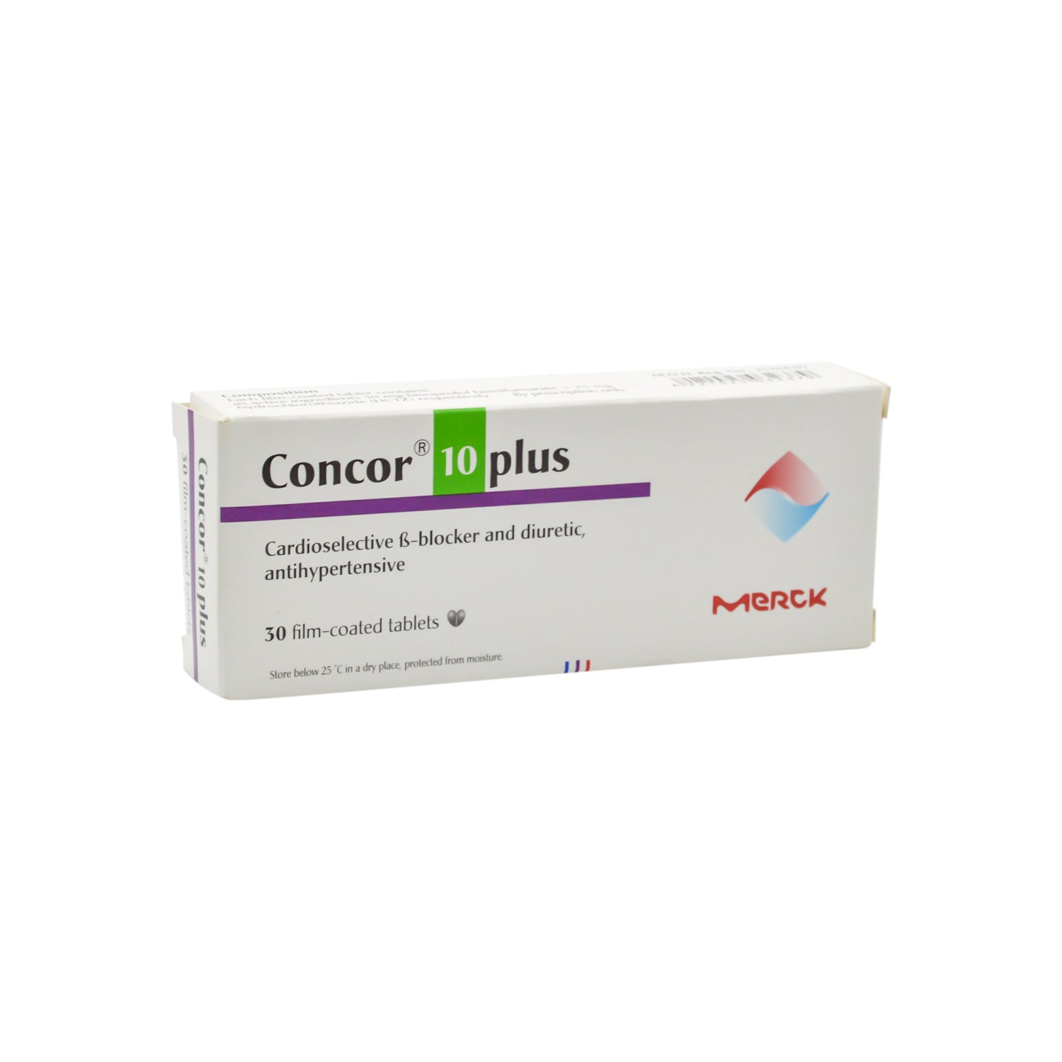 Concor 10 Plus Cardioselective B-Blocker & Diuretic for Antihypertensive