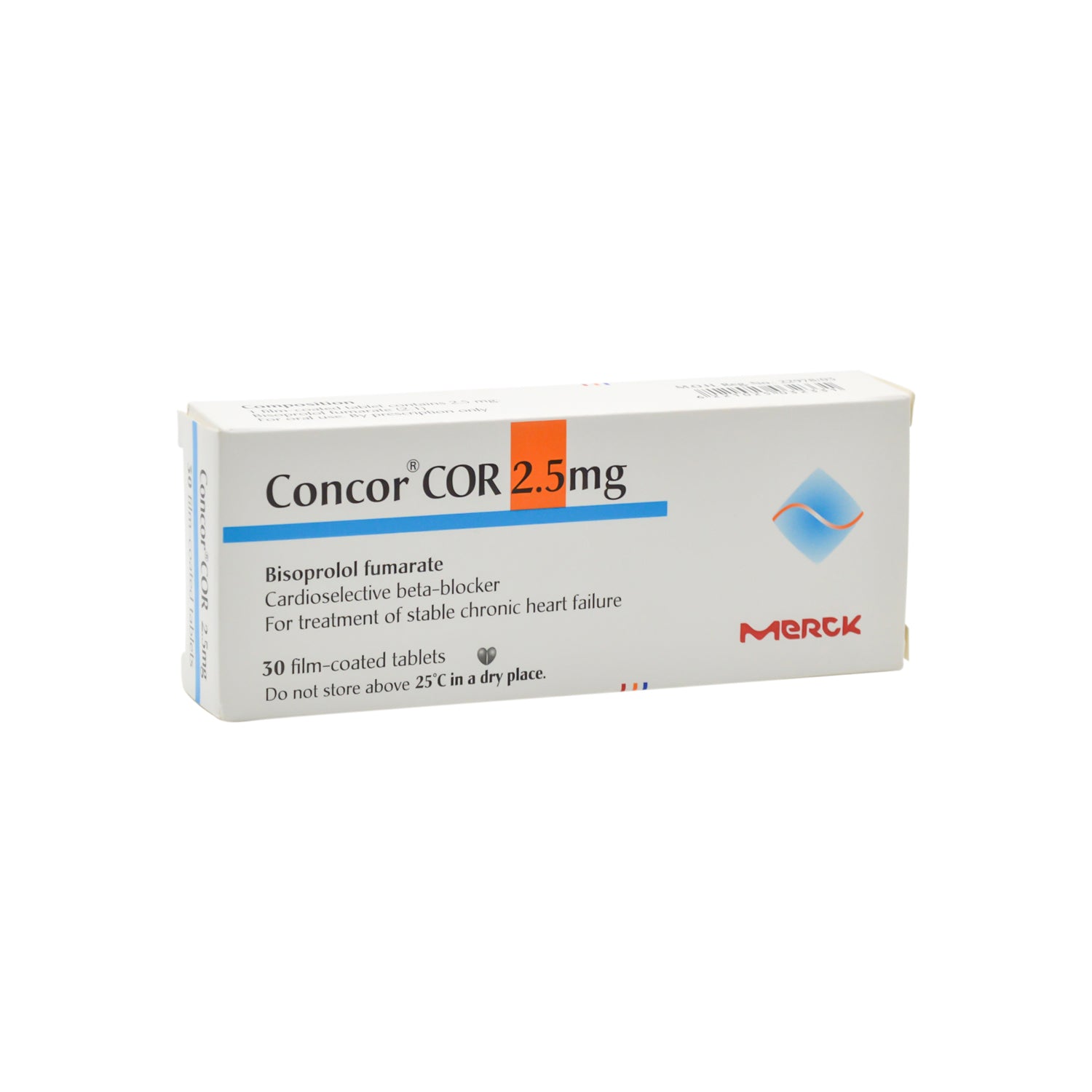 Concor Cor 2.5mg Bisoprolol Hemifumarate