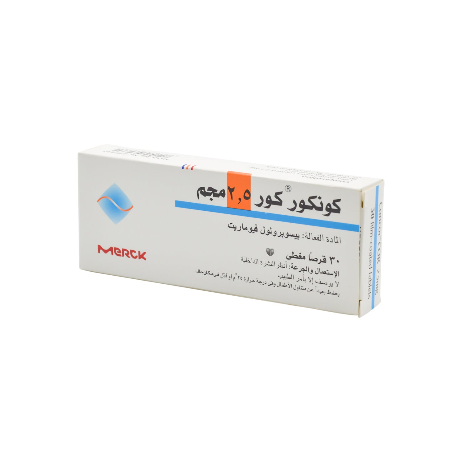 Concor Cor 2.5mg Bisoprolol Hemifumarate