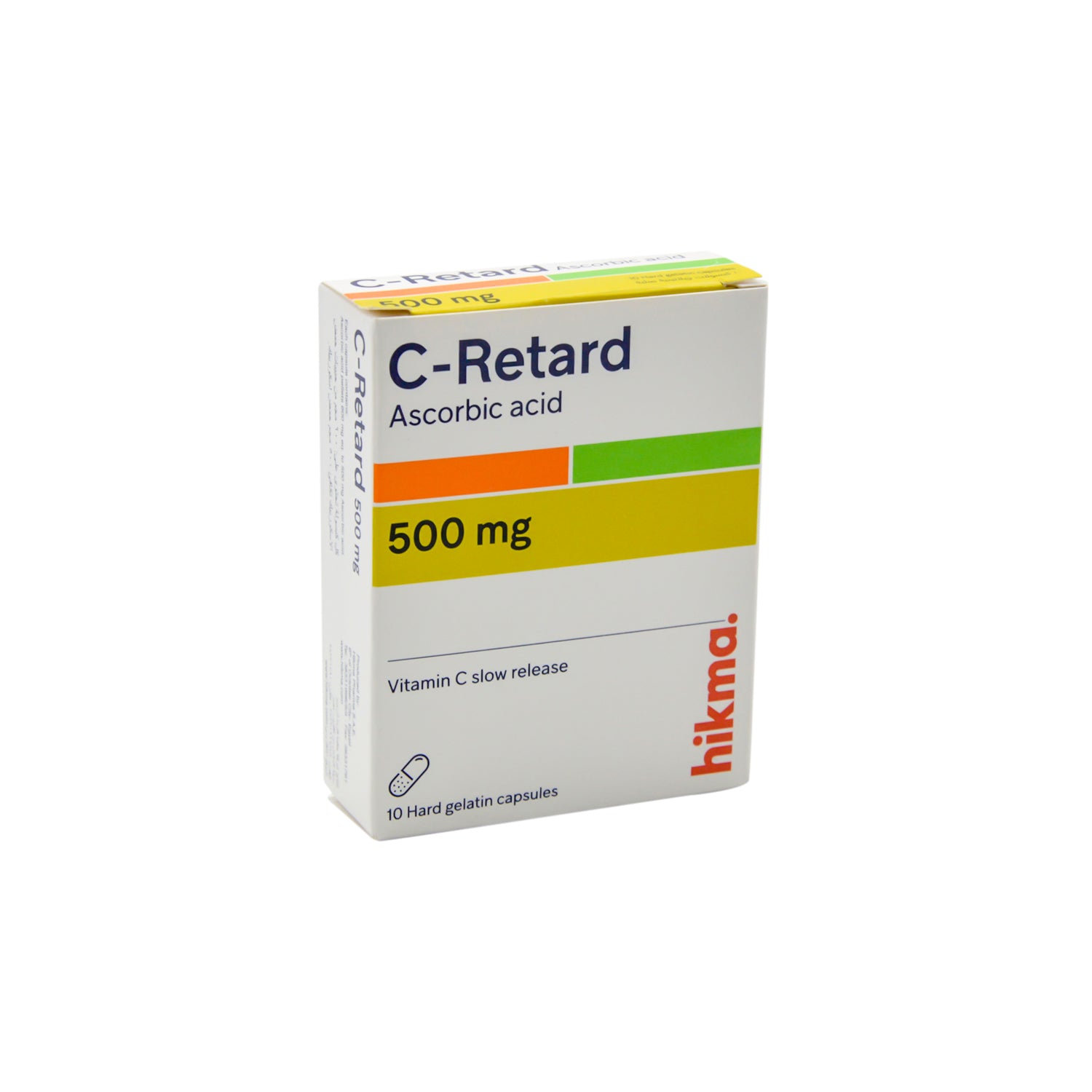 C-Retard 500mg Ascorbic Acid Immune System Support Supplement