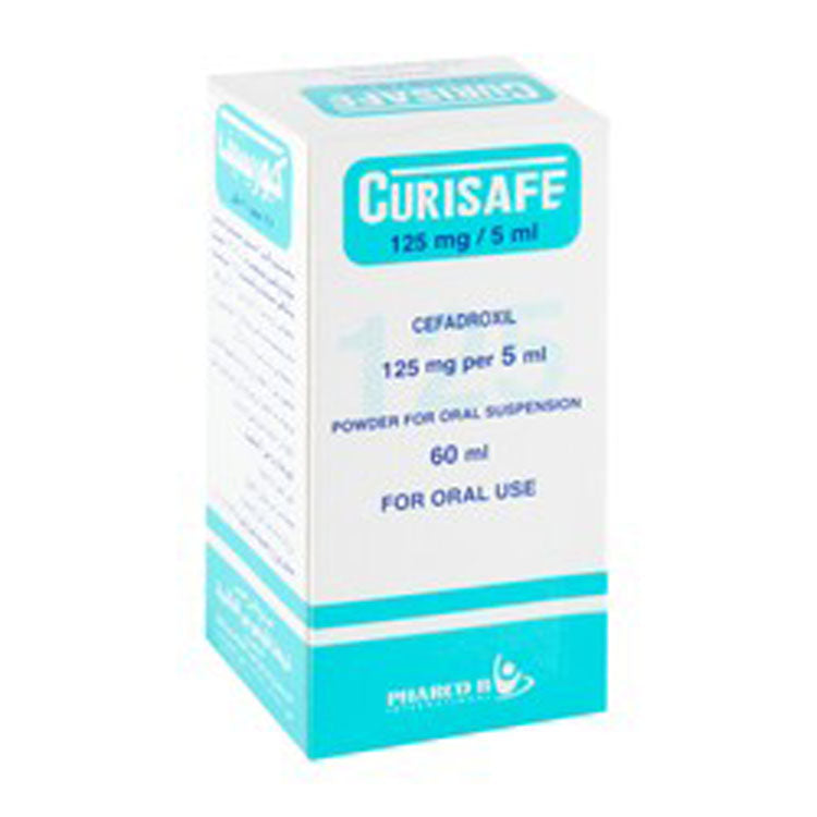 Curisafe 125mg Cefadroxil Powder for Oral Suspension 60 ml