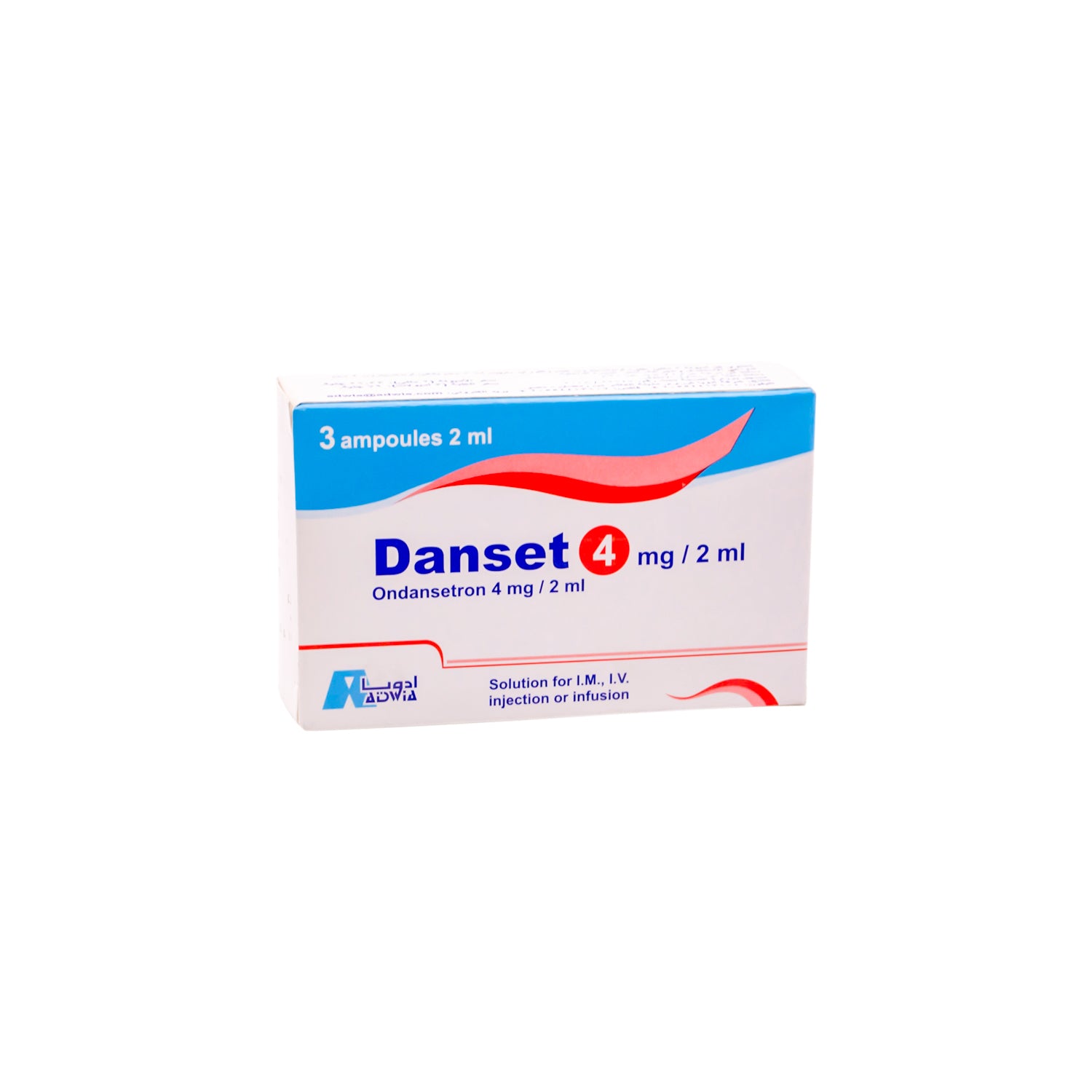 Danset 4mg/2ml Ondansetron Solution Ampoules for Intramuscular & Intravenous Injections