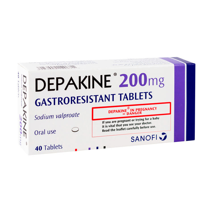 Depakine 200mg Sodium Valproate Gastroresistant