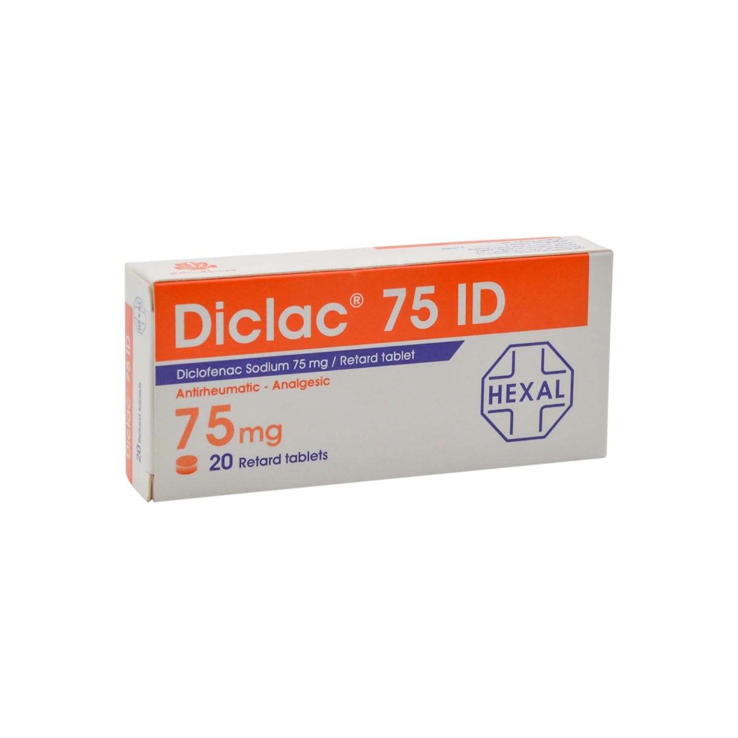 ديكلاك آي دي 75 ملغ ديكلوفيناك الصوديوم مضاد للروماتيزم ومسكن للألم