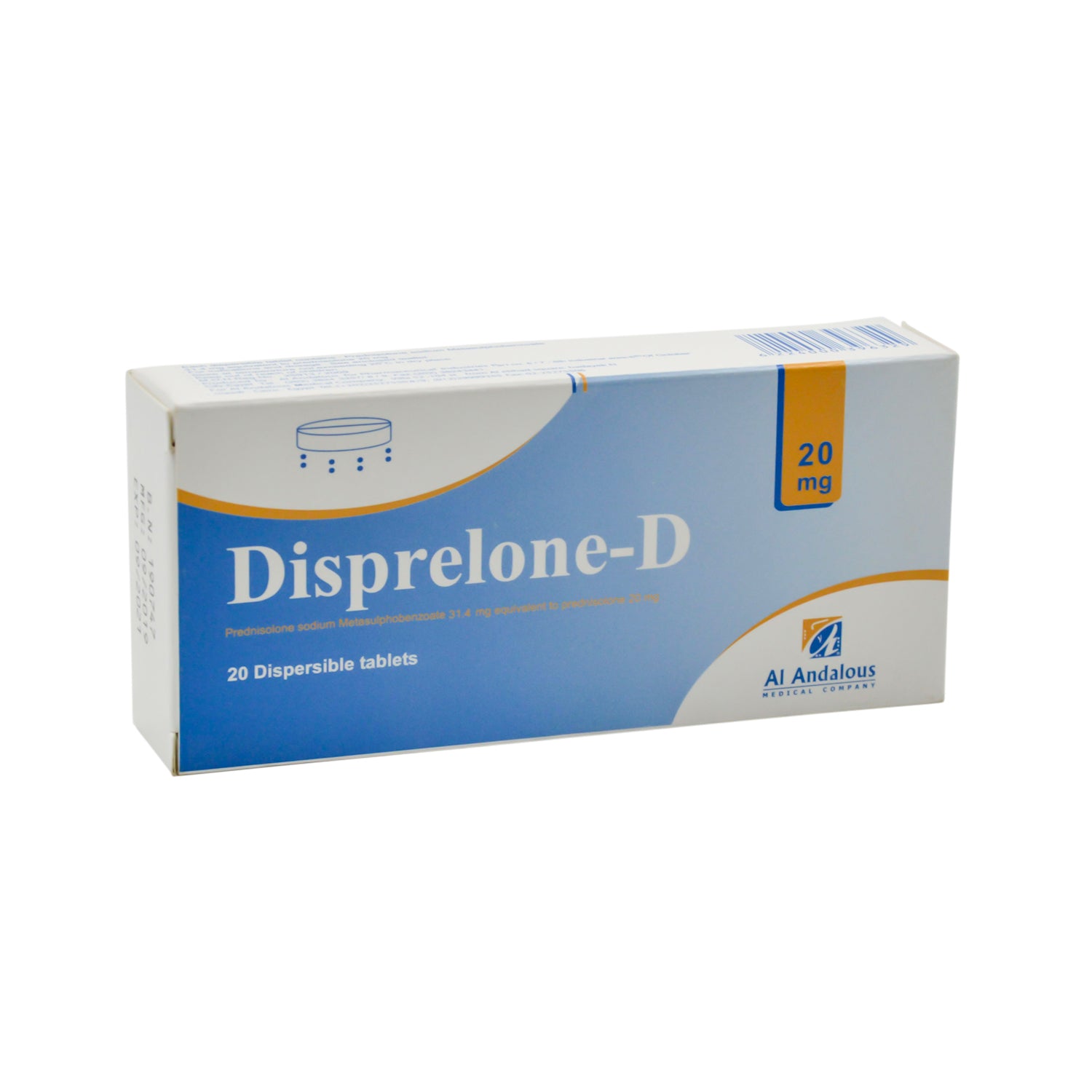 Disprelone D 20mg Prednisolone