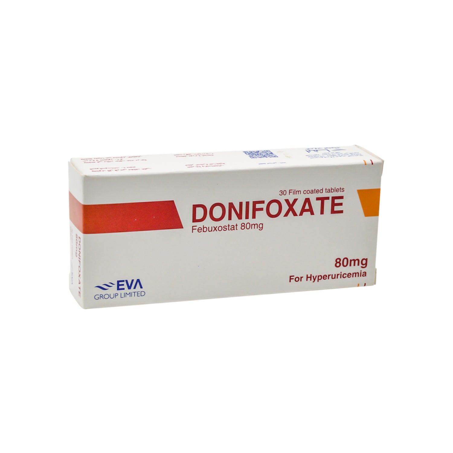 Donifoxate 80mg Febuxostat for Treating Hyperuricemia