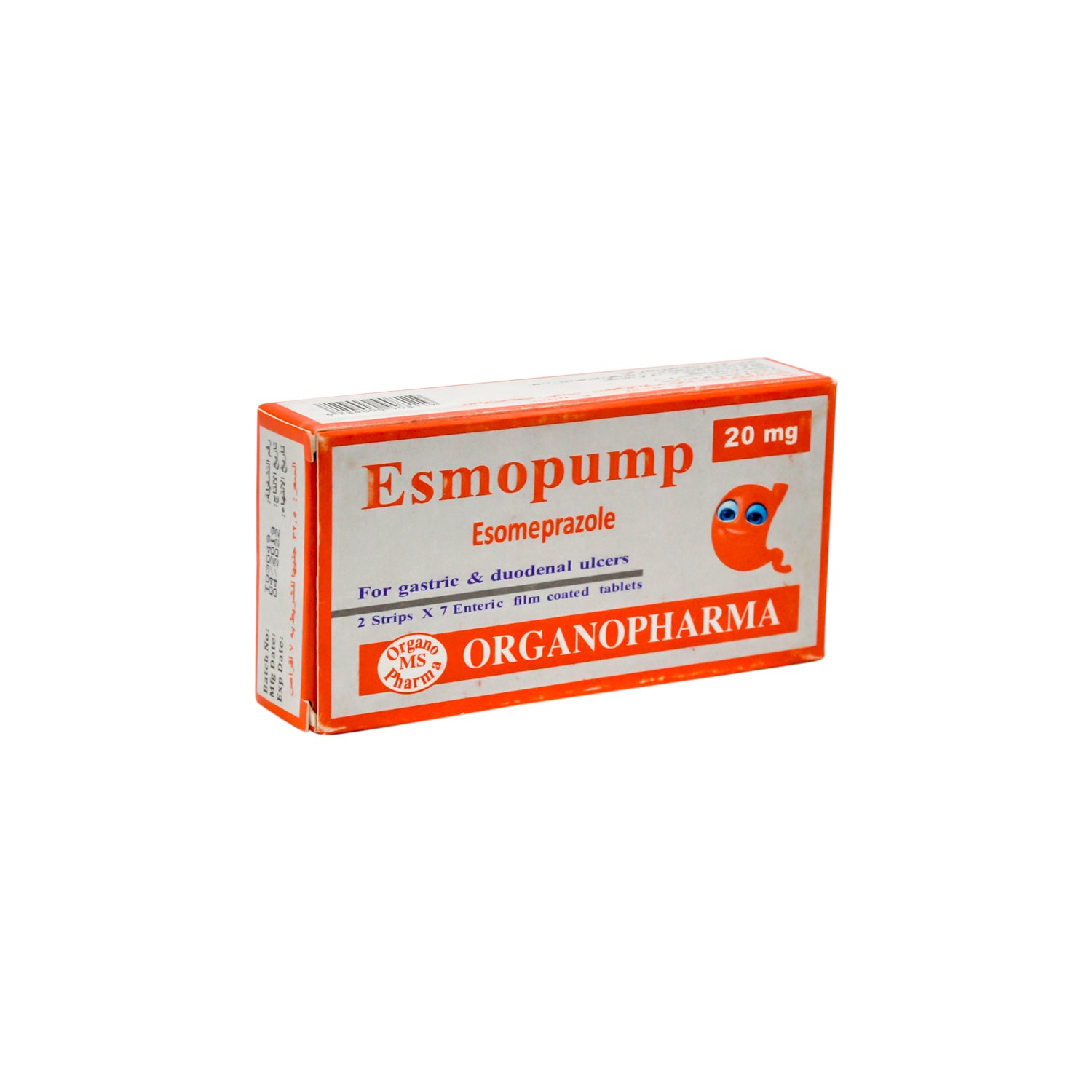 Esmopump 20mg Esomeprazole for Gastric & Duodenal Ulcer