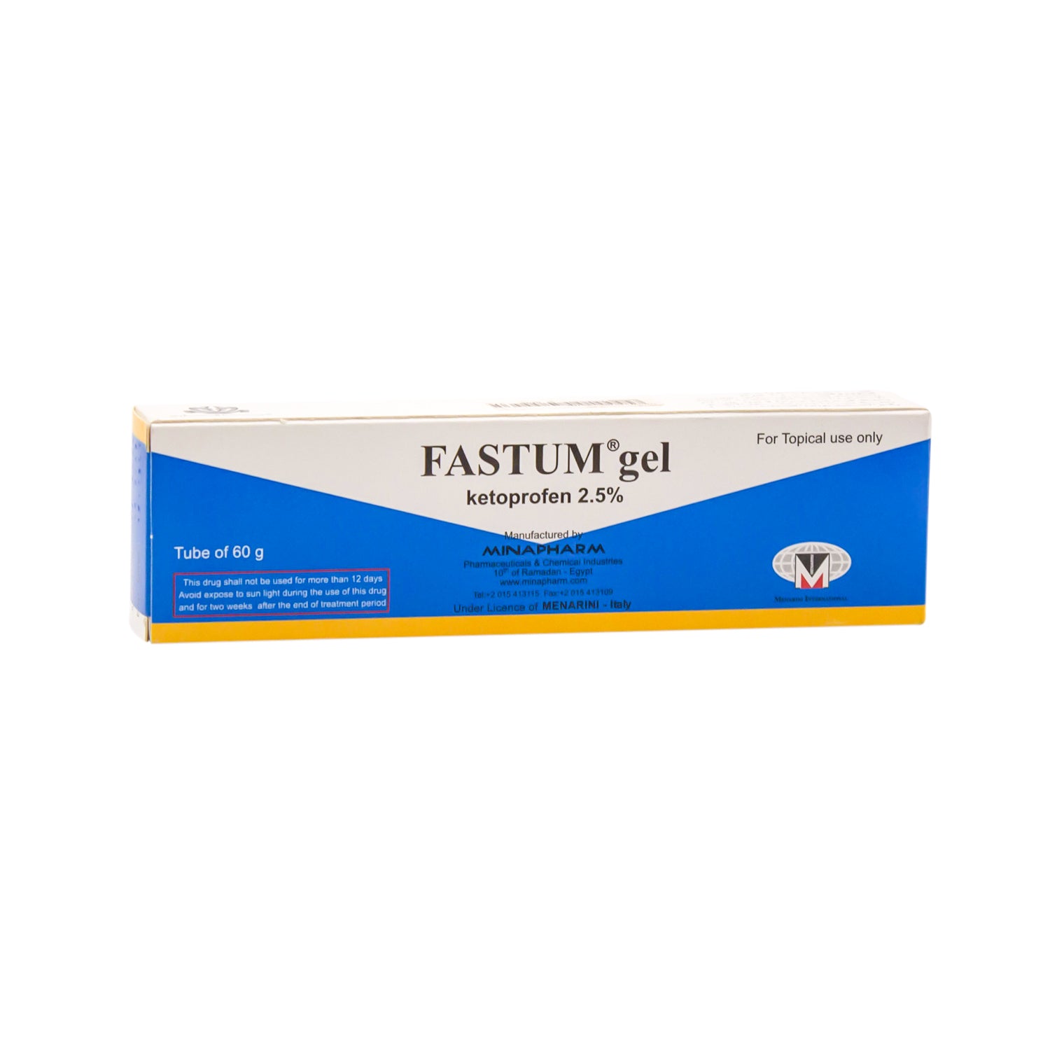 Fastum 2.5% Ketoprofen Gel