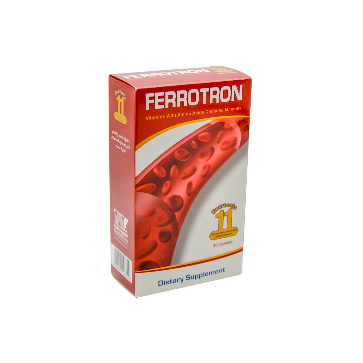 Ferrotron 15mg Iron Supplement with Amino Acid Chelated Minerals