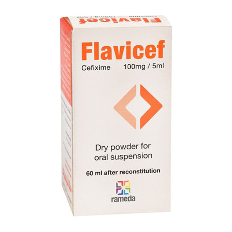 فلافيسيف 100 ملغ/5 مل، مسحوق سيفيميكس للتعليق الفموي