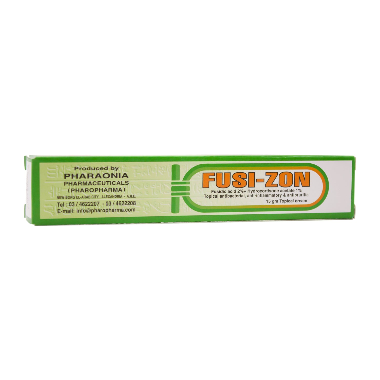 Fusi-zon Antibacterial, Anti-Inflammatory & Antipruritic Topical Cream with Fusidic Acid & Hydrocortisone Acetate