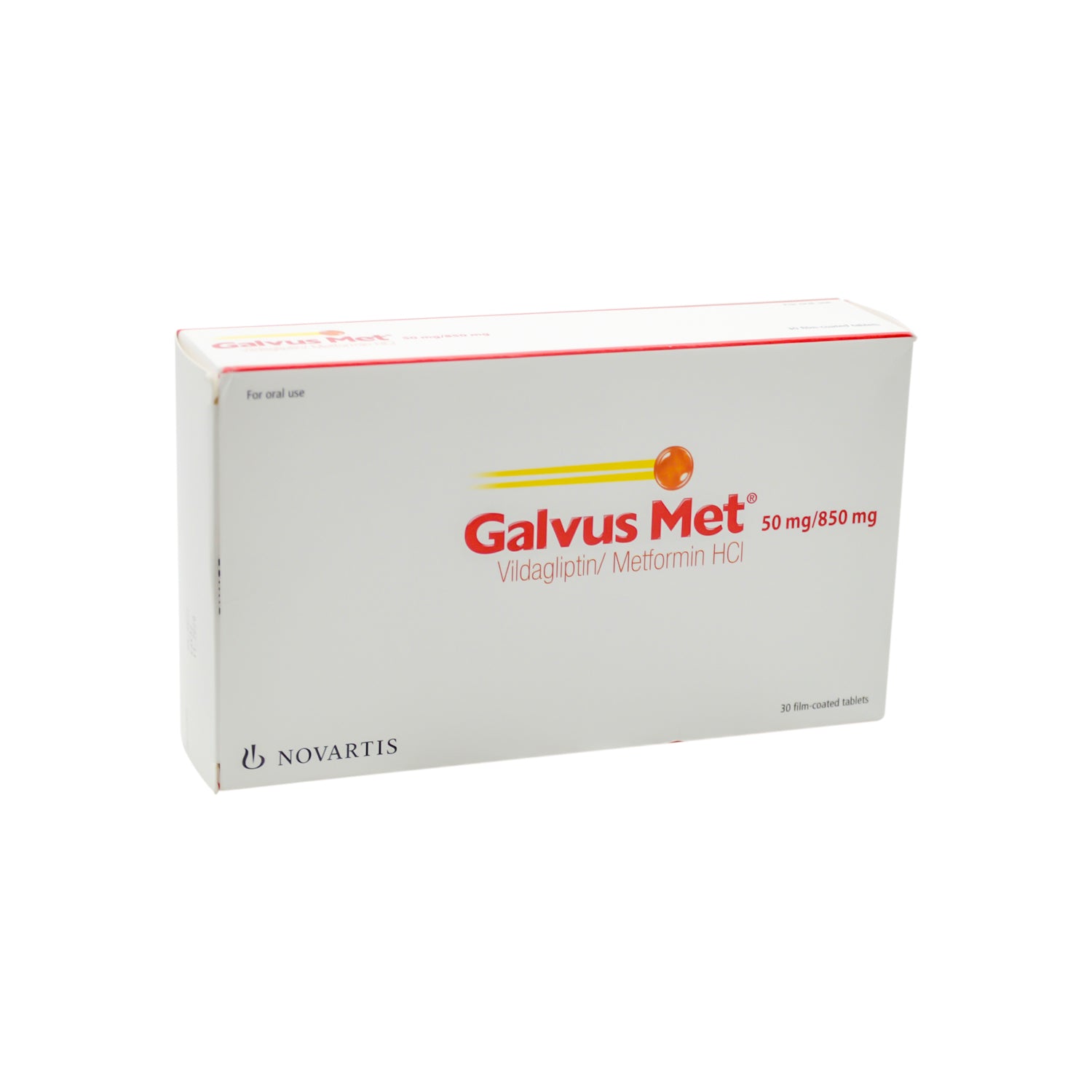 Galvus Met 50mg Vildagliptin & 850mg Metformin Hydrochloride