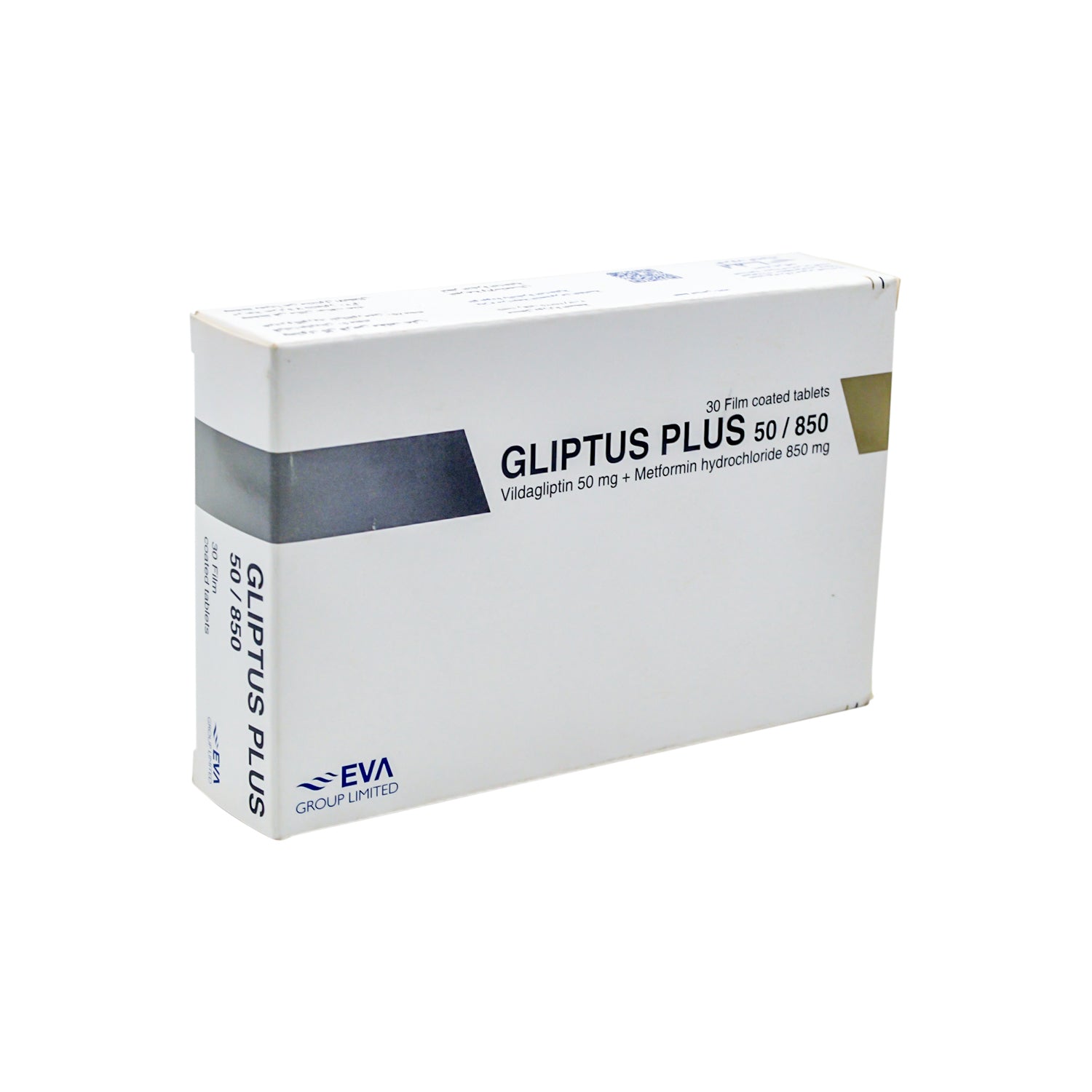 Gliptus Plus with 50mg Vildagliptin & 850mg Metformin Hydrochloride