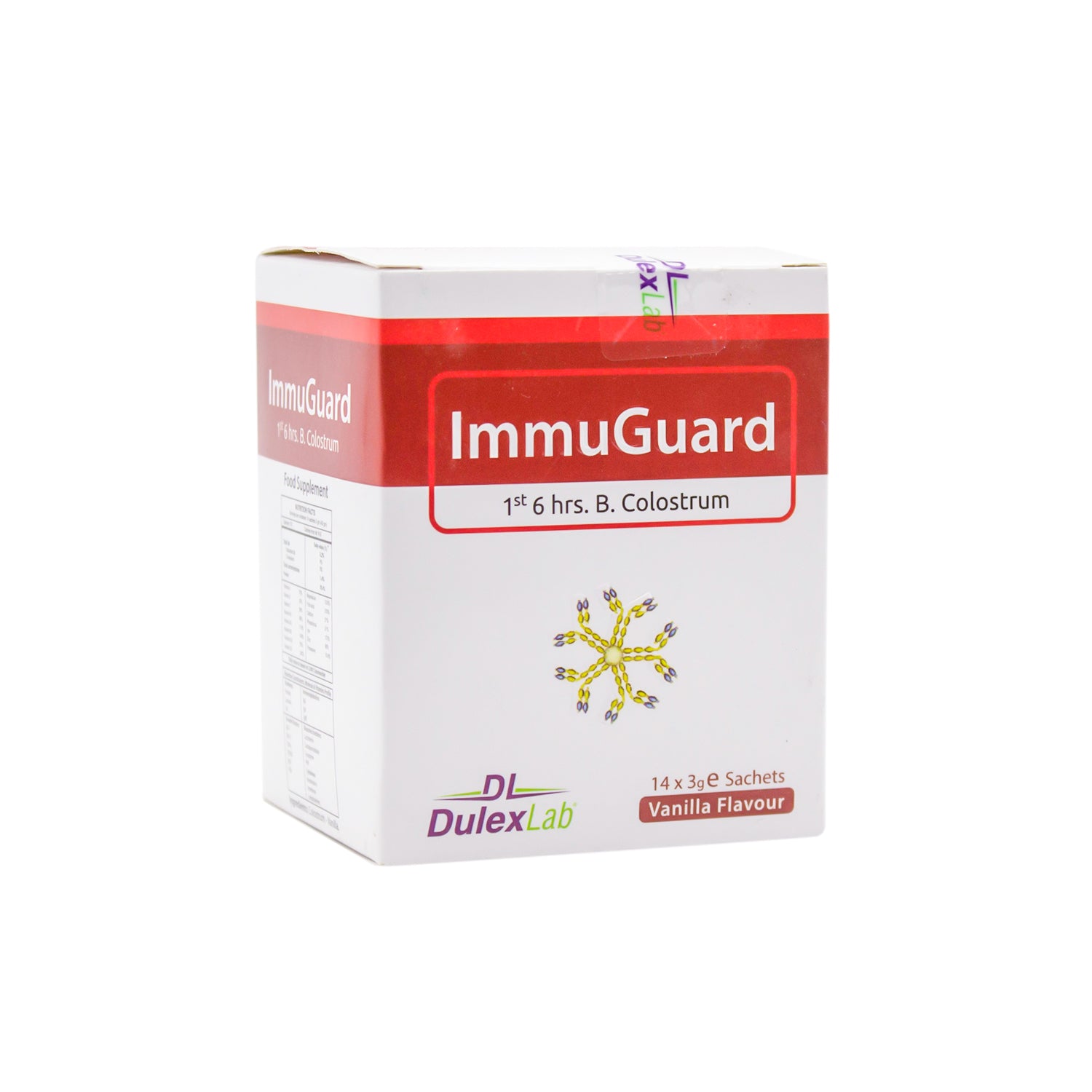 Immu Guard 3g B Colostrum Immunity Support Supplement Vanilla Flavor