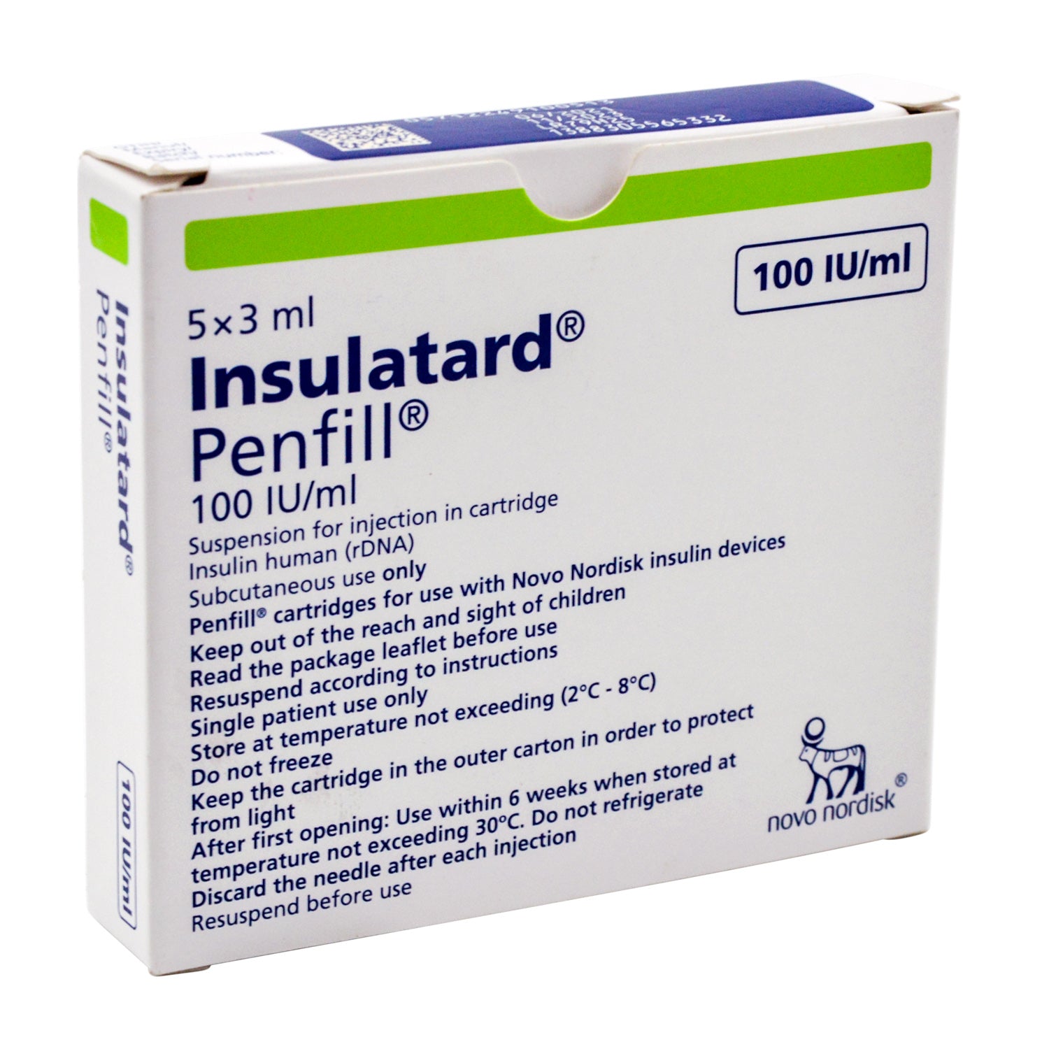 Insulatard Penfill 100 IU ml Human Insulin Suspension Vial For Subcuta insulatard-penfill-100-iu-ml-human-insulin-suspension-vial-for-subcuta