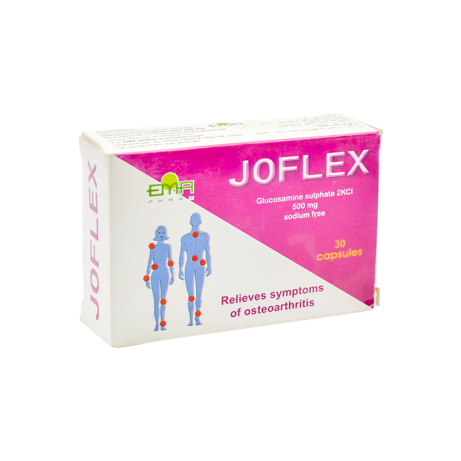 Joflex 500mg Glucosamine Sulfate Supplement for Osteoarthritis Relief - sodium free