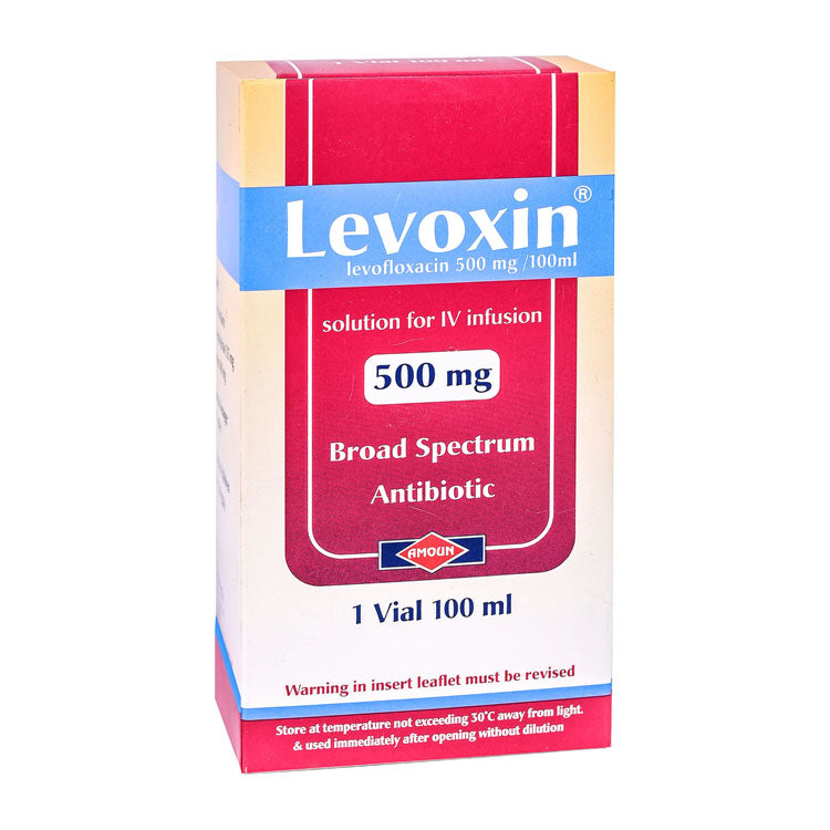 ليفكسين 500 ملجم محلول ليفوفلوكساسين مضاد حيوي واسع المجال للحقن العضلي والوريدي