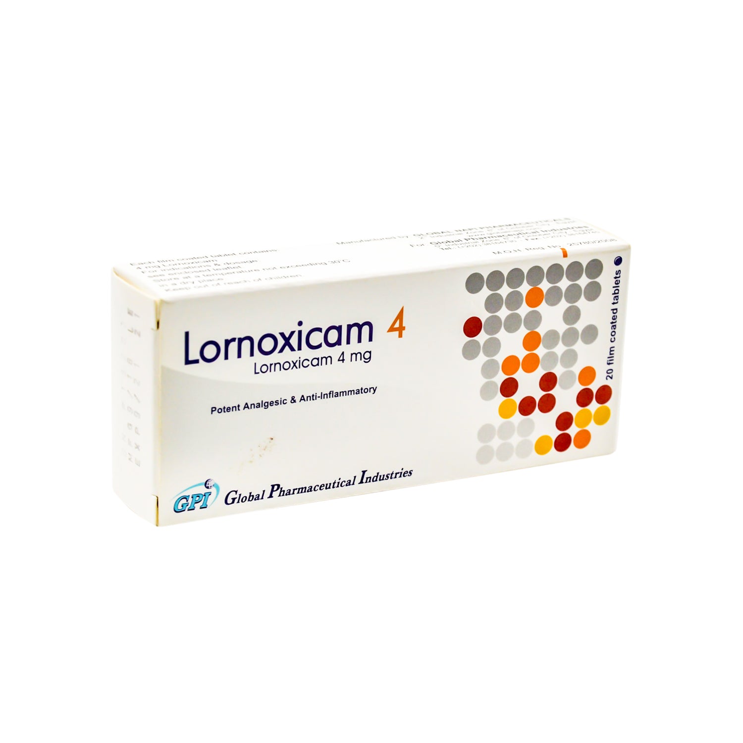 لورنوكسيكام 4 ملغ مضاد للالتهابات ومسكن للألم