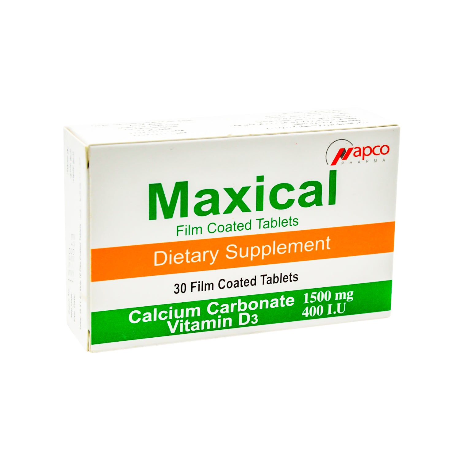 Maxical 1500mg Calcium Carbonate Supplement with Vitamin D3