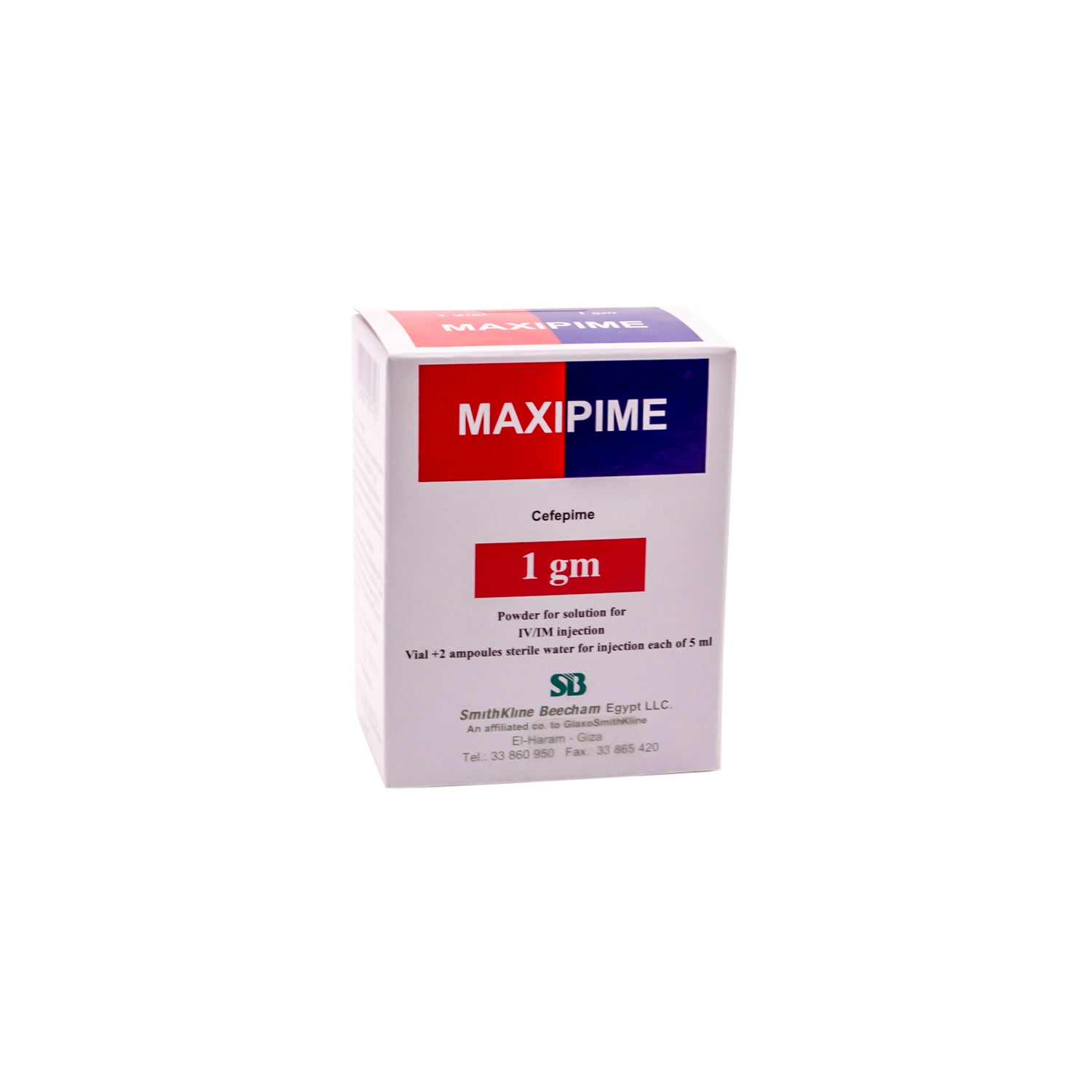 Maxipime 1gm Cefepime for IV/IM Injection