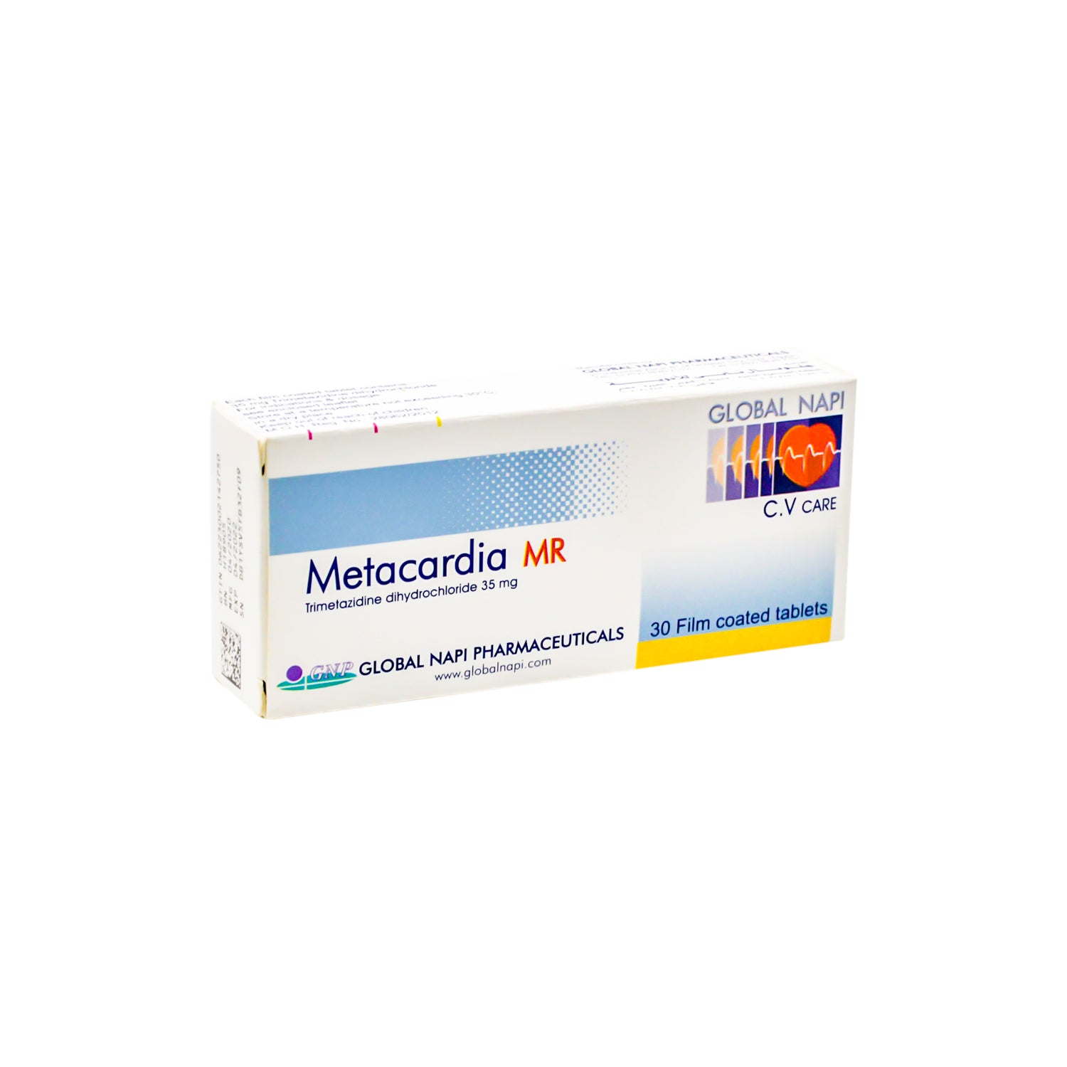 Metacardia MR 35mg Trimetazidine Dihydrochloride