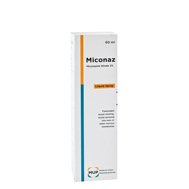 Miconaz 2% Miconazole Nitrate Liquid Spray 60 ml