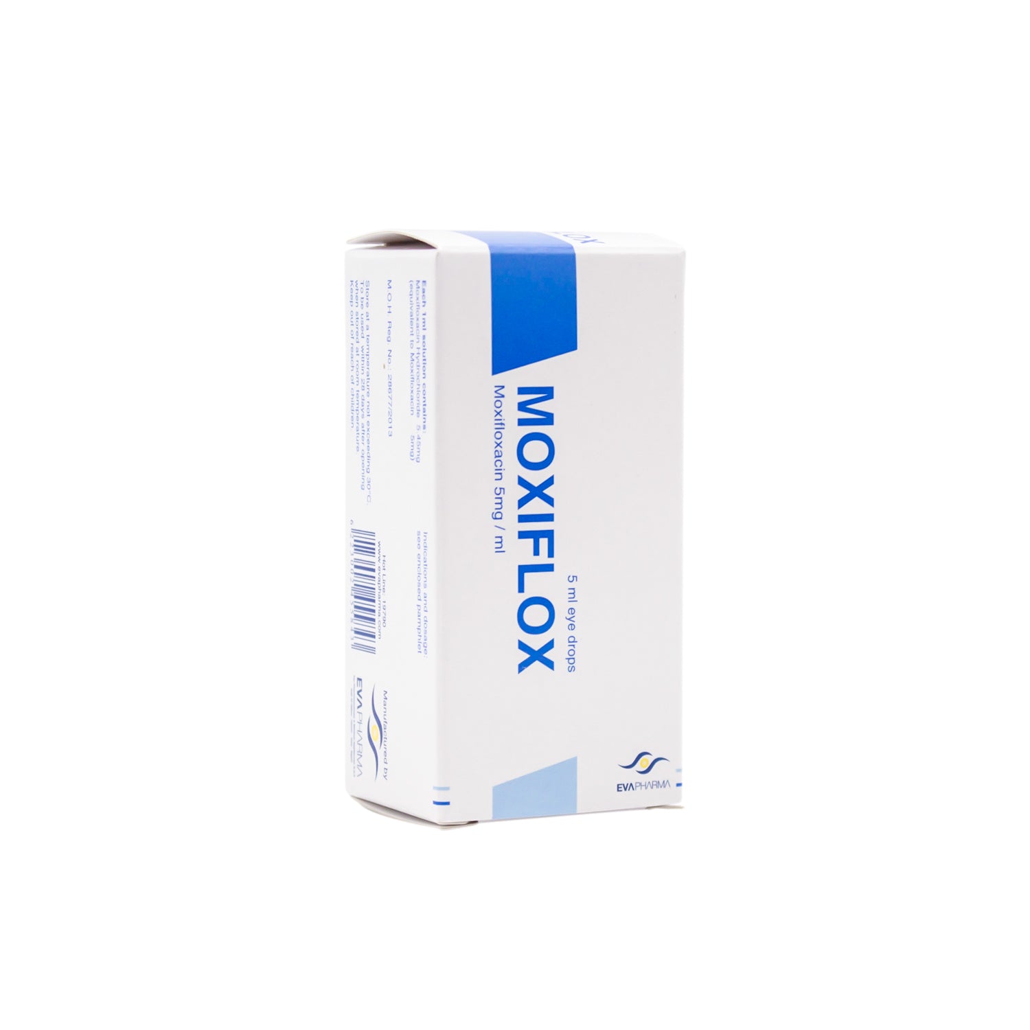 Moxiflox 5mg/1ml Moxifloxacin Eye Drops