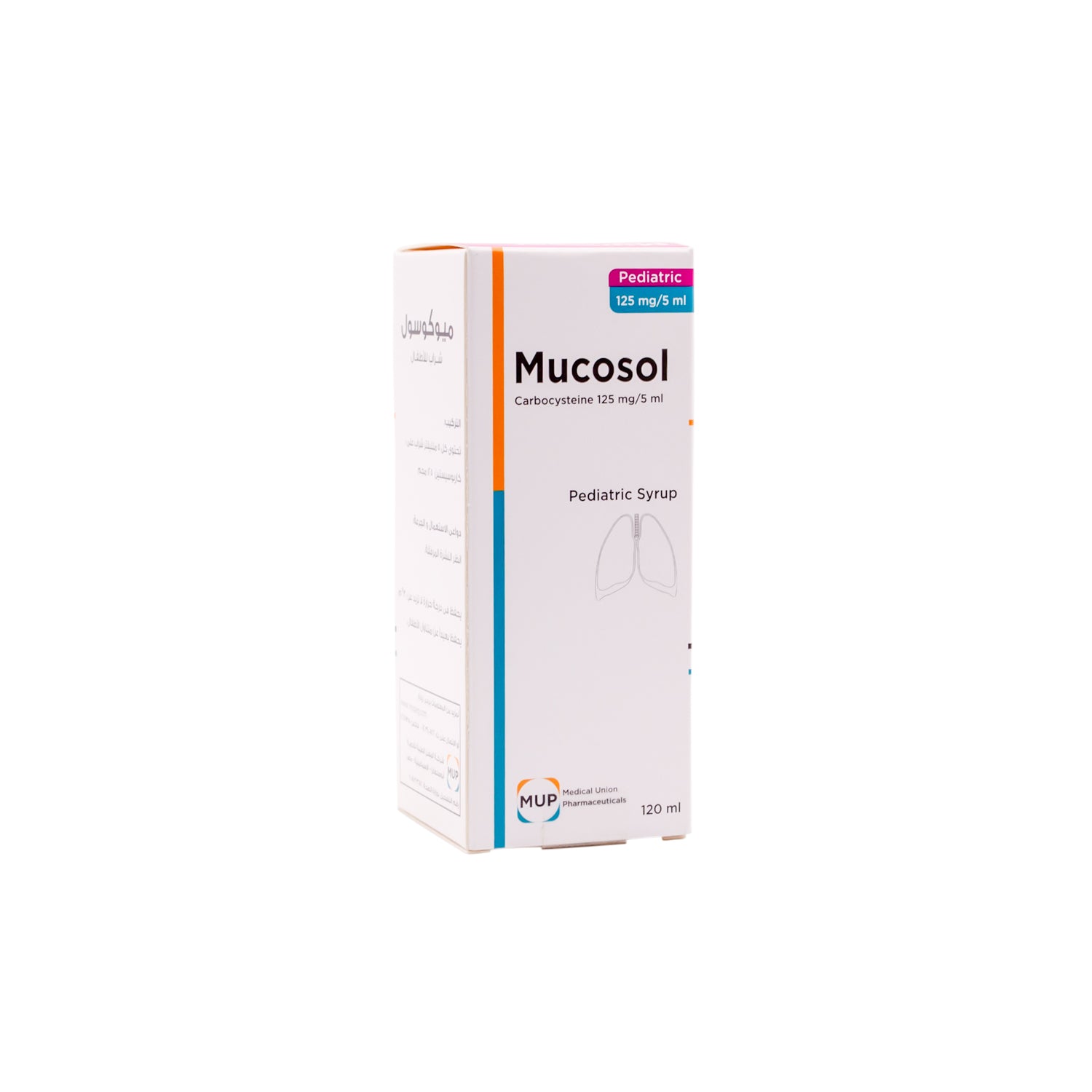 Mucosol 125mg/5ml Carbocysteine Pediatric Syrup