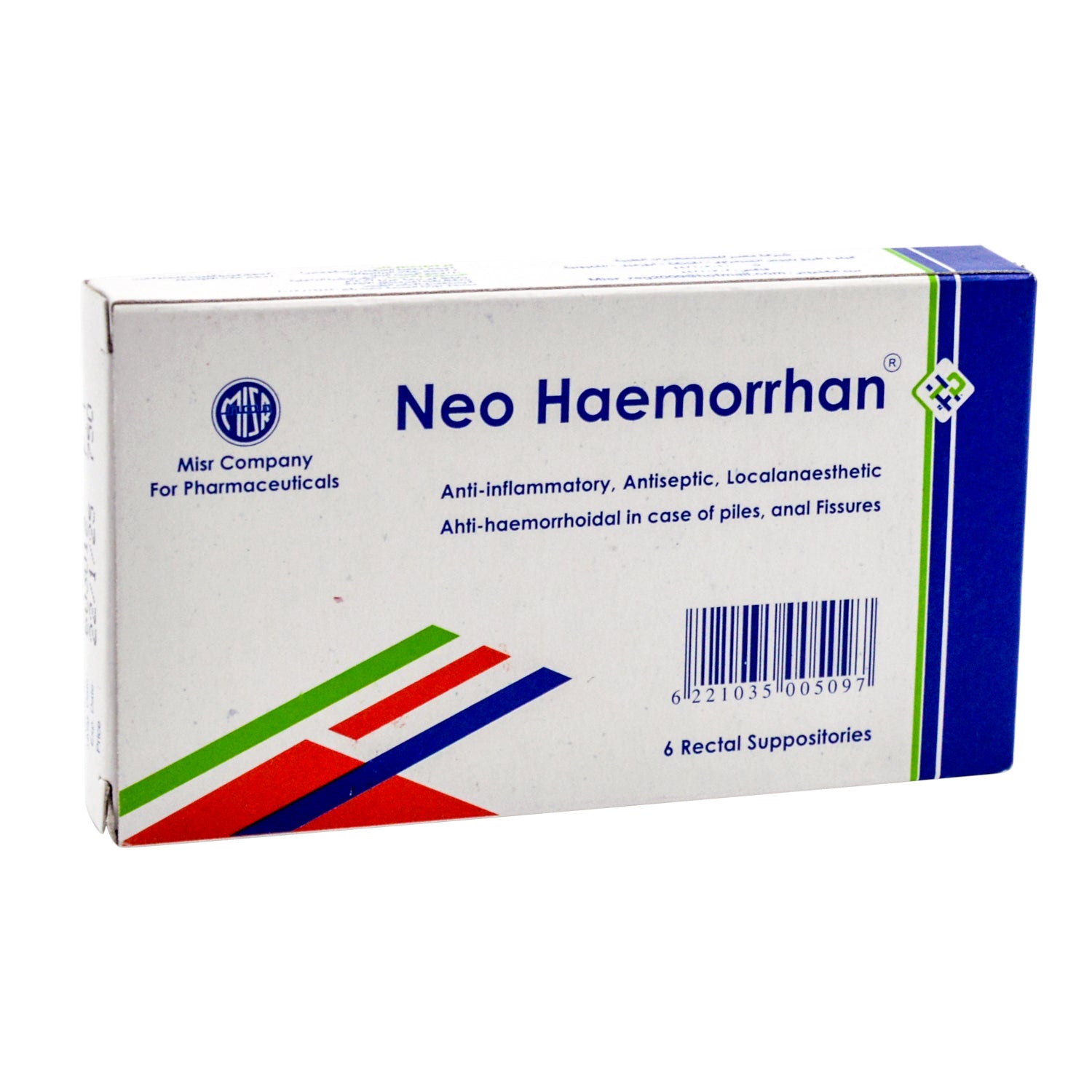 Neo Haemorrhan Anti-Inflammatory, Antiseptic & Anti-Haemorrhoidal Local Anaesthetic Suppositories