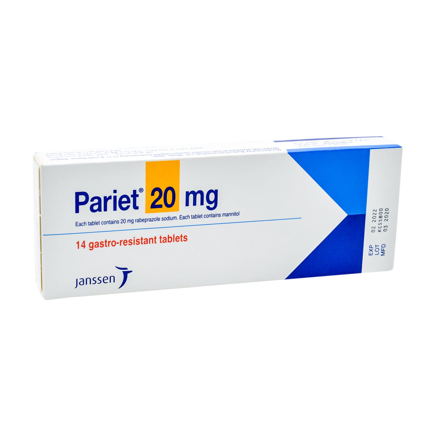 Pariet 20mg Rabeprazole Sodium Gastro-Resistant Medication