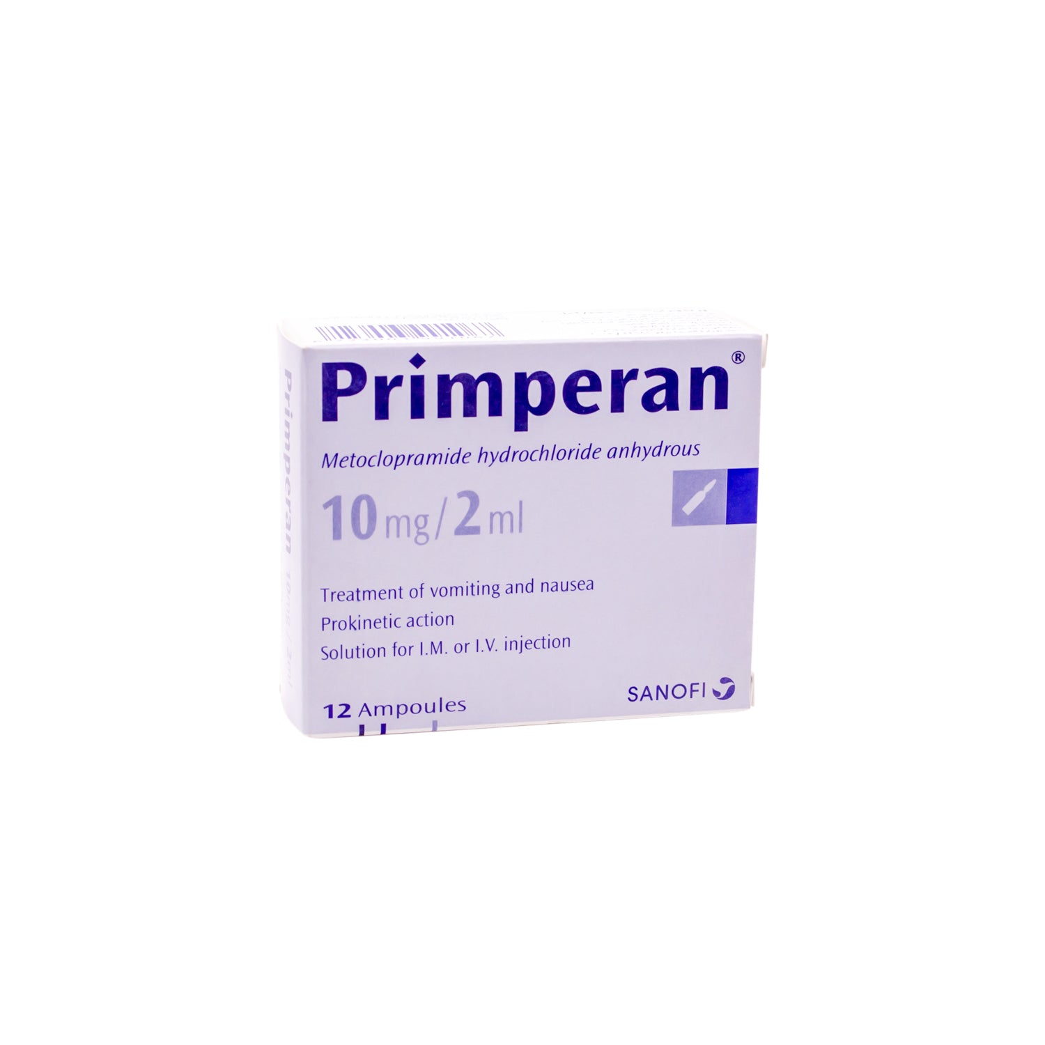بريمبيران 10 ملغ/2 مل أمبولات ميتوكلوبراميد هيدروكلوريد لا مائي لعلاج الغثيان والقيء