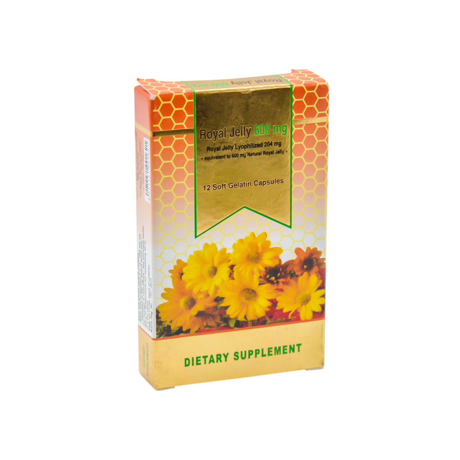 Royal Jelly Lyophilized 600mg Supplement