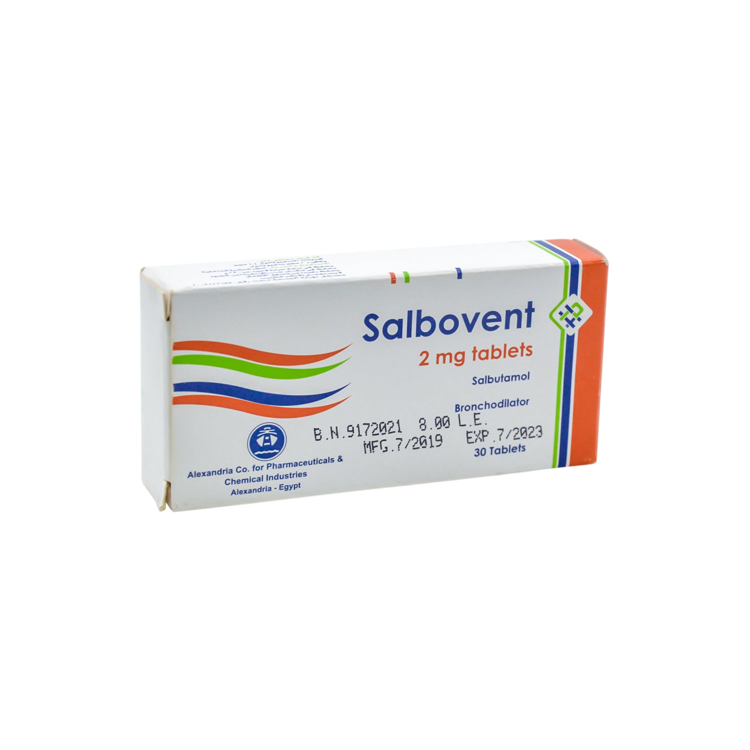 سالبوفينت 2 ملغ سالبوتامول موسع للشعب الهوائية