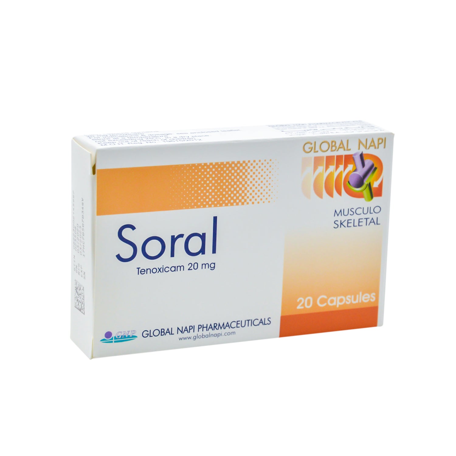 Soral 20mg Tenoxicam for Musculoskeletal Pain & Inflammation