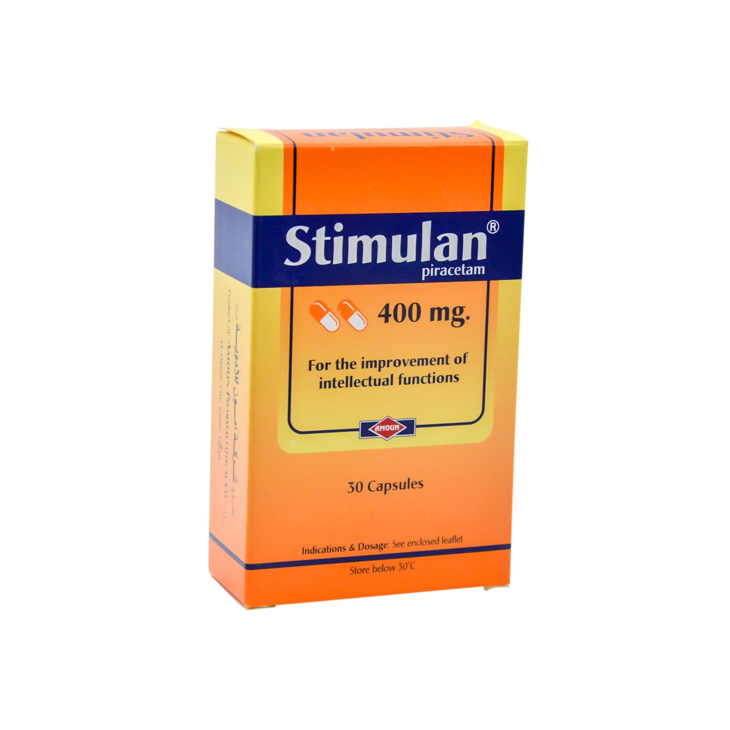 Stimulan 400mg Piracetam for Improved Intellectual Functions