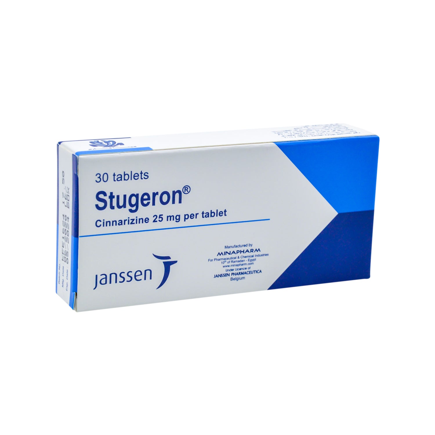 Stugeron 25mg Cinnarizine