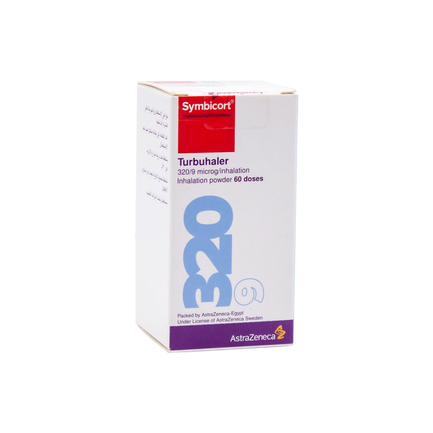 Symbicort Turbuhaler 320mg Budesonide & 9mg Formoterol Inhalation Powder (60 Doses)
