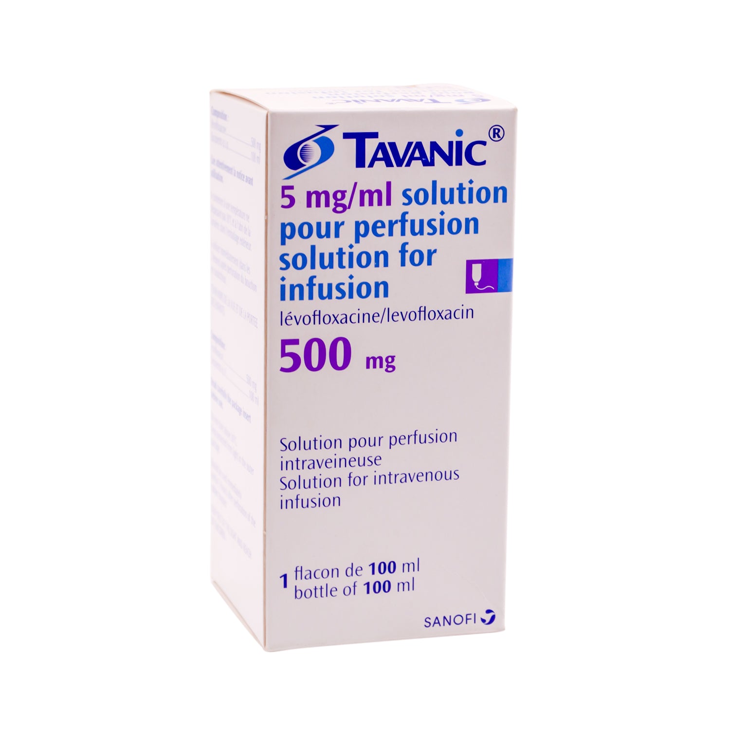 Tavanic 500mg Levofloxacin Solution for Intravenous Infusion